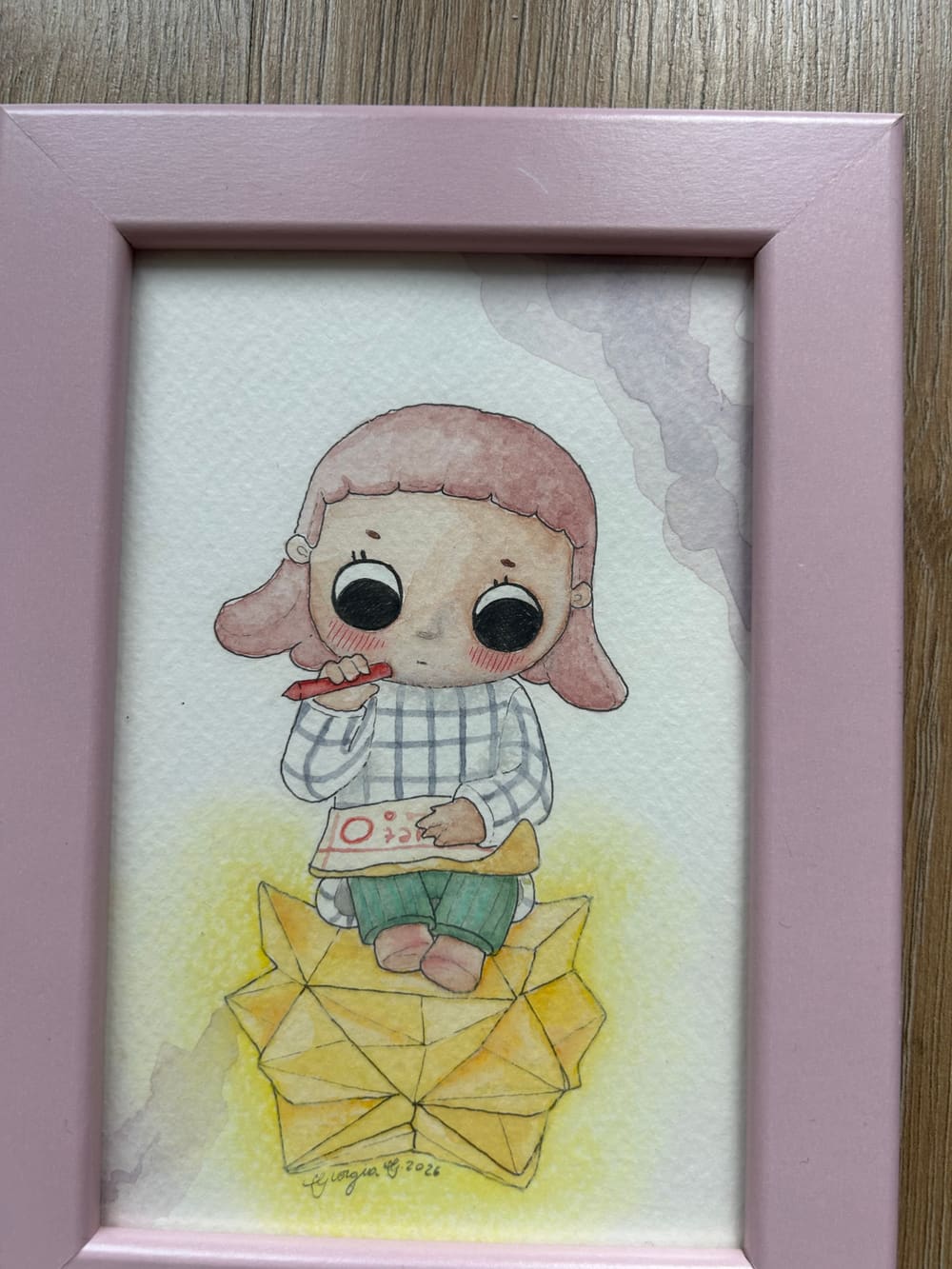Wishing Star — dettaglio 1 dell'acquerello