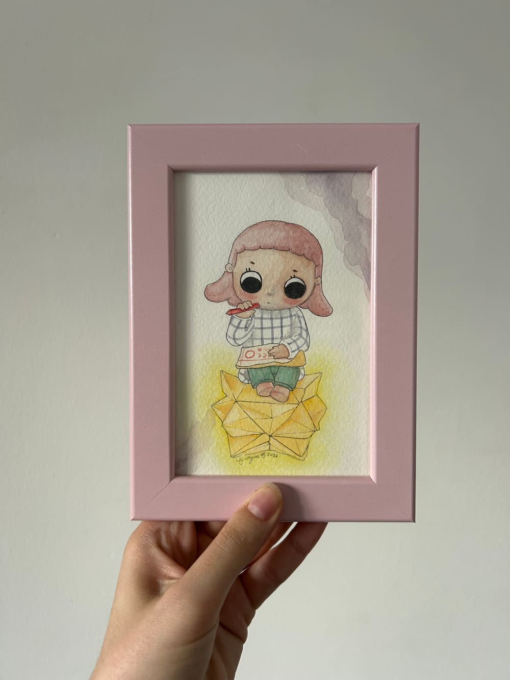 Wishing Star — dettaglio 2 dell'acquerello